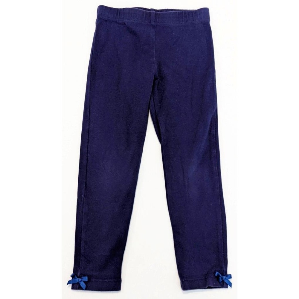 EUC Chasing Fireflies Girls Size 4 5 Dark Blue Cotton Blend Leggings Pants